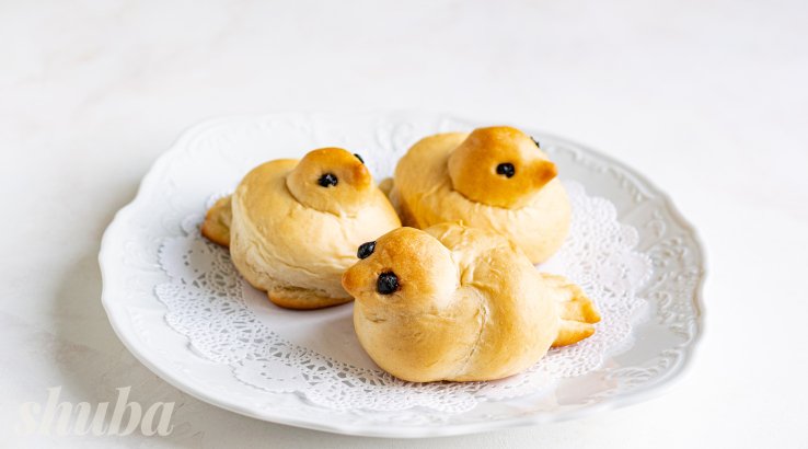 булочки жайворонки з пісного тіста