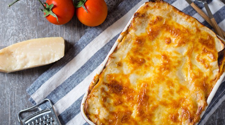 Лазанья з лисичками