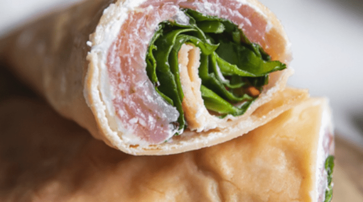 Млинці з лососем