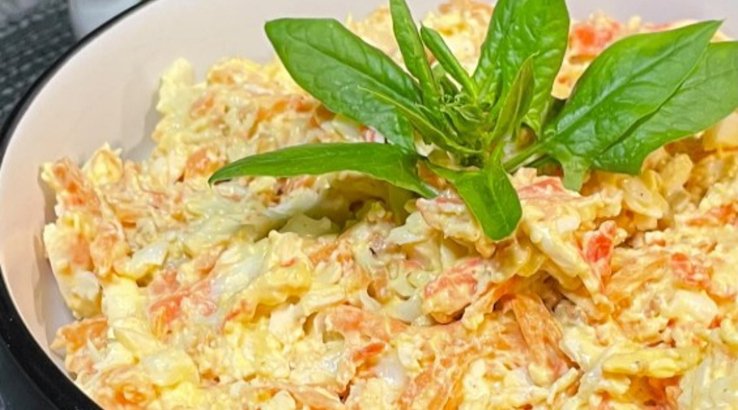 Салат «Крабова хвилинка»