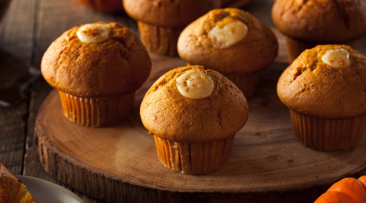 Гарбузові мафіни з вершковим сиром