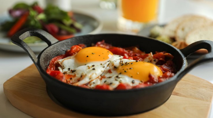 Яєчня з бататом