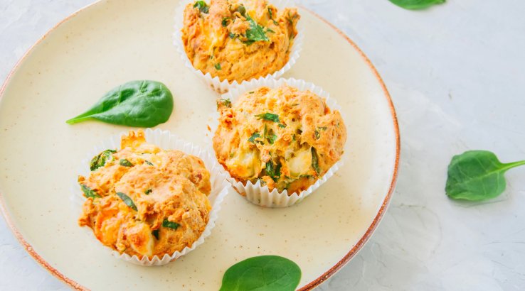 Мафіни зі шпинатом і фетою