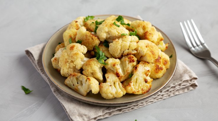 Печені суцвіття цвітної капусти з паприкою