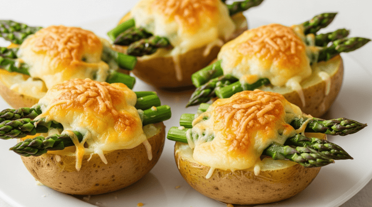 Вегетаріанська фарширована картопля в кожушках