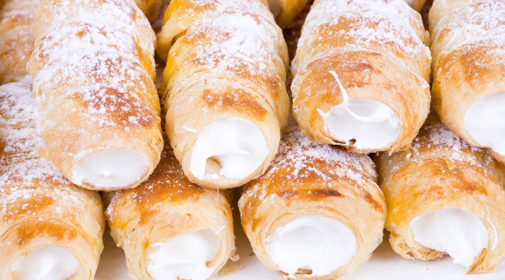 Трубочки з кремом