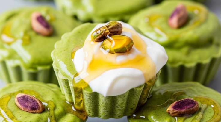 Корисний десерт із фісташок і грецького йогурту