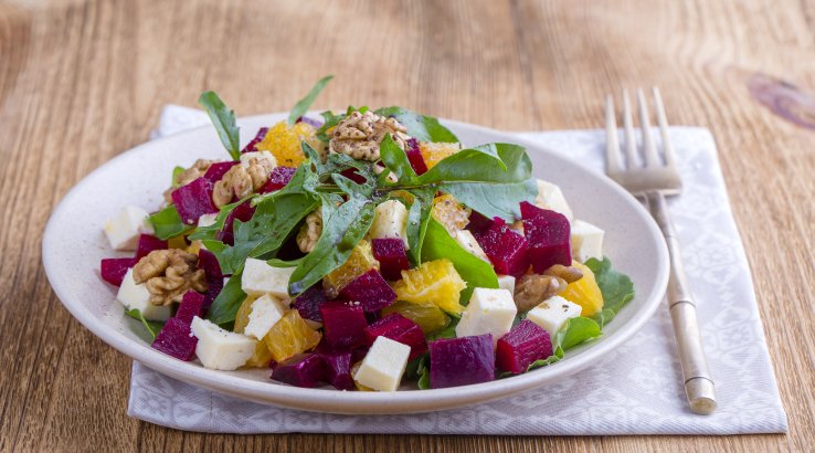 Салат з буряка, апельсину і фети - рецепт