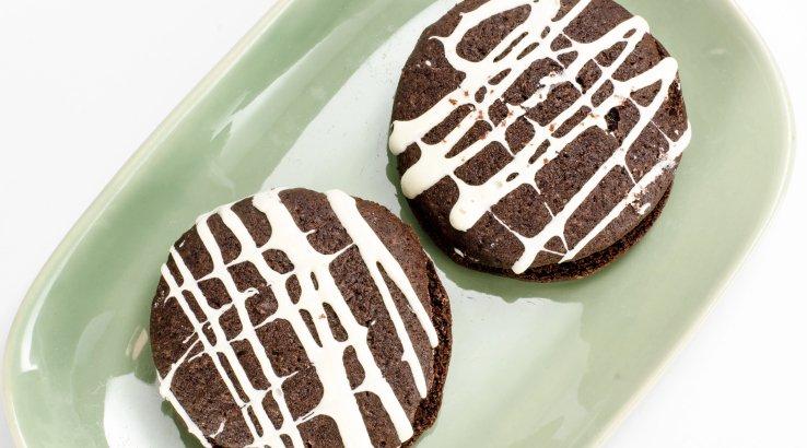 Шоколадне печиво з «павутинням»