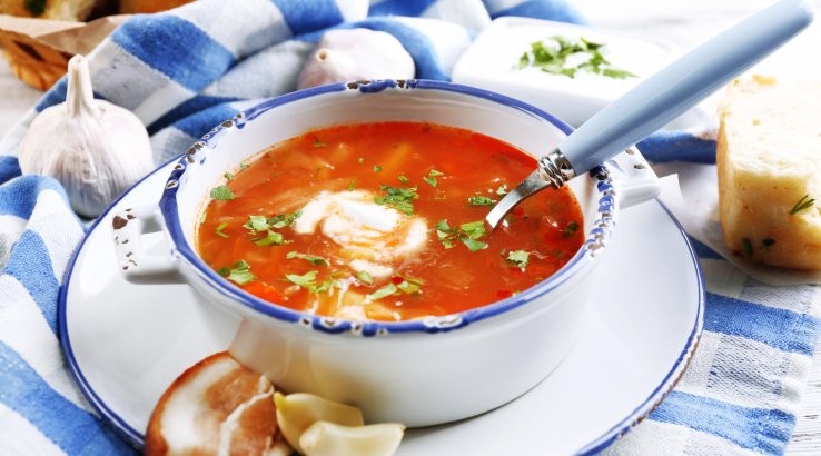 Борщ із цукрового буряка