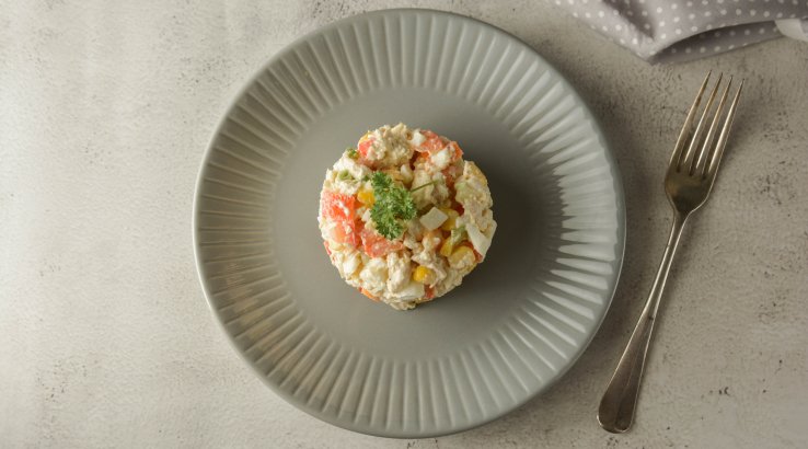 Олів'є з кукурудзою