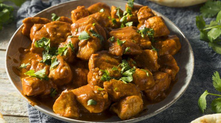 Гостра курка з імбиром та часником