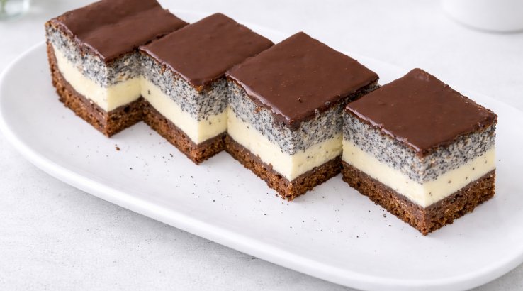 Шоколадний сирник з маком