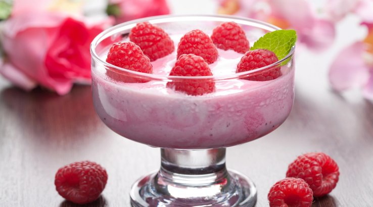 Десерт з заморожених ягід