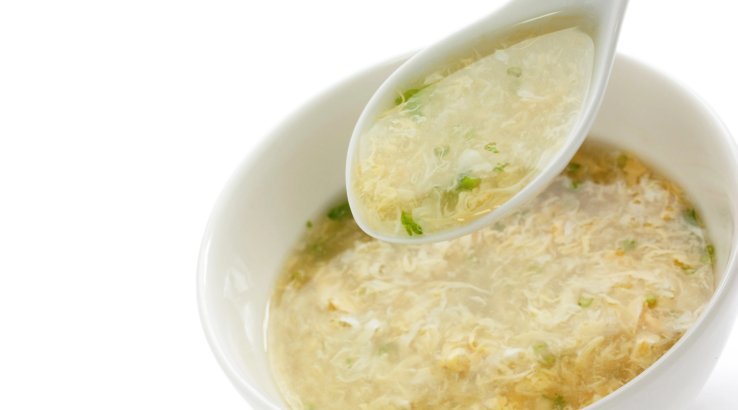 Китайський суп з яйцем