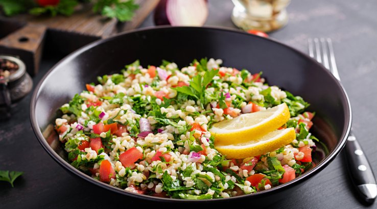 Салат з булгуром і овочами