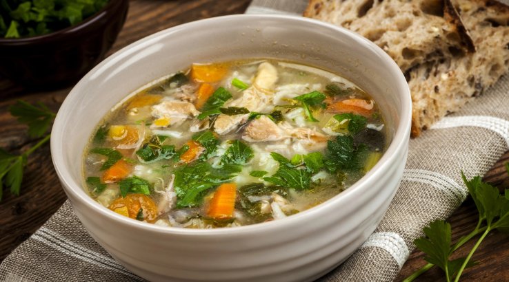 Курячий суп з овочами
