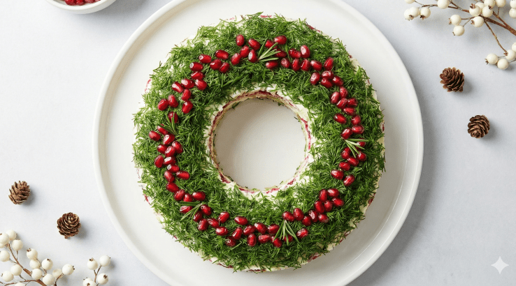 «Різдвяний вінок» з куркою