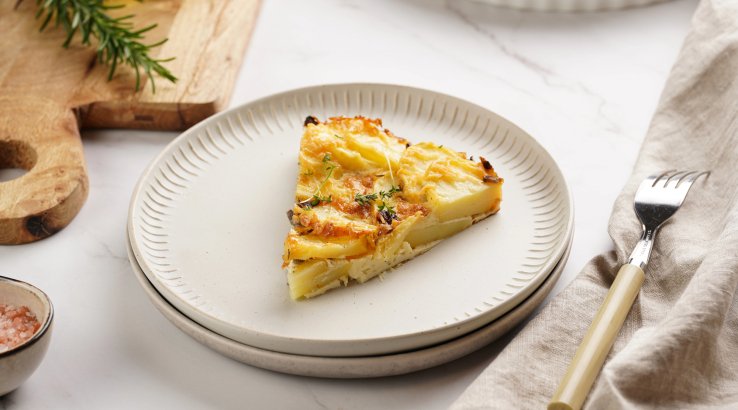 Вегетаріанська галета з сиром та картоплею