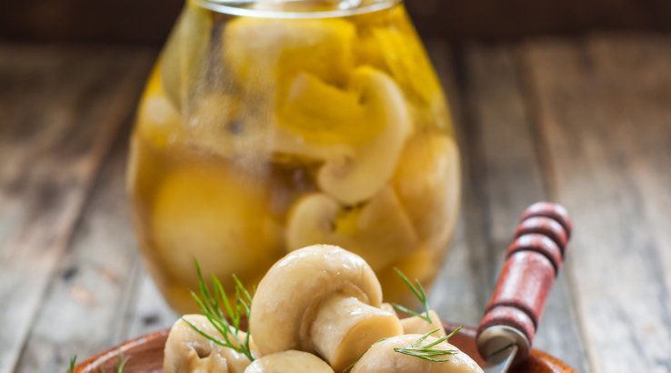 Печериці в олії рецепт