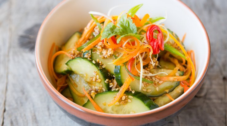 Азійський салат з огірком