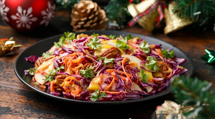 зимовий салат з капусти