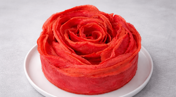 Млинцевий торт Троянда