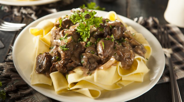 Біфстроганоф на обід
