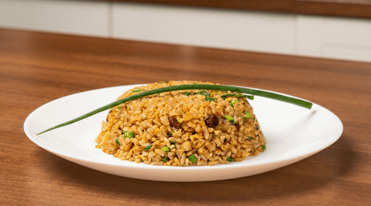 Смажений рис з куркою