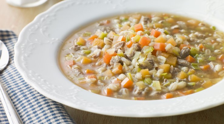 Суп-рагу з перловкою