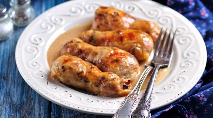 Курячі гомілки з грибами в соусі