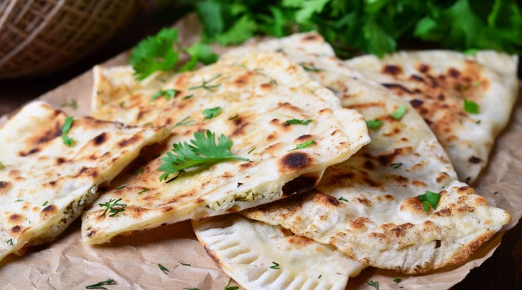 Коржики углабы с зеленью