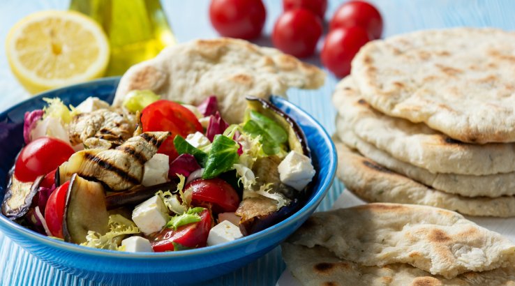 Грузинський салат з баклажанами