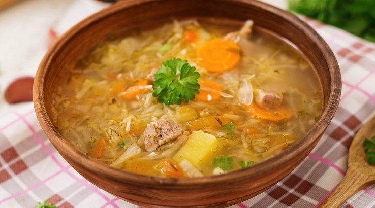 Полтавський капусняк на курячих стегенцях