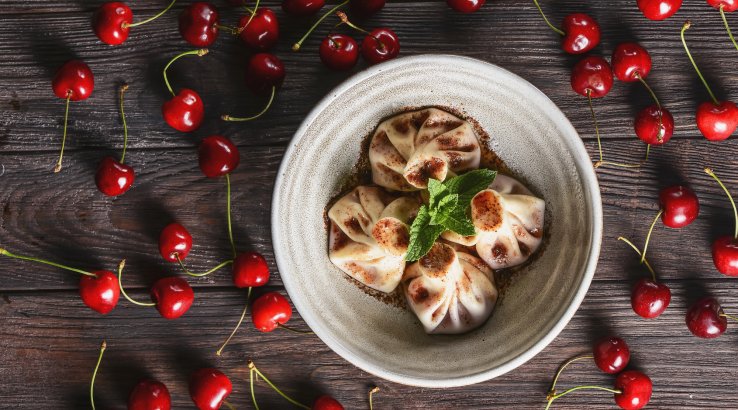 Хінкалі з ягодами