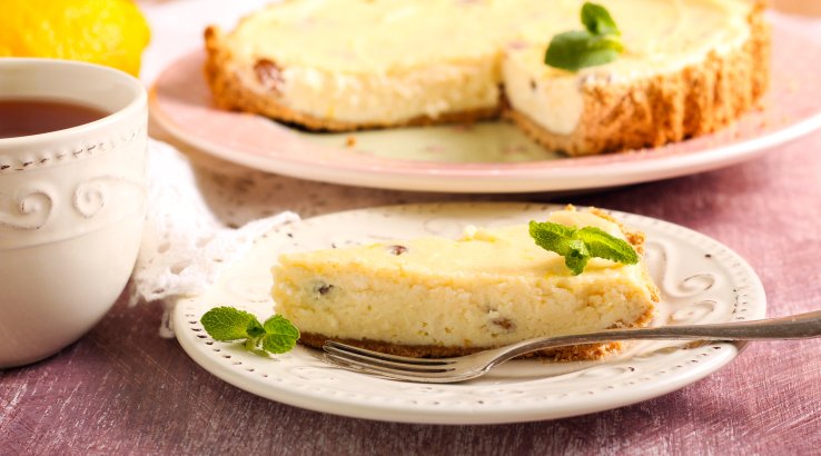 Солодкий сирний пиріг на смальці