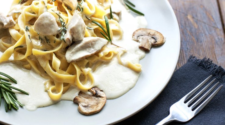 Паста з грибами