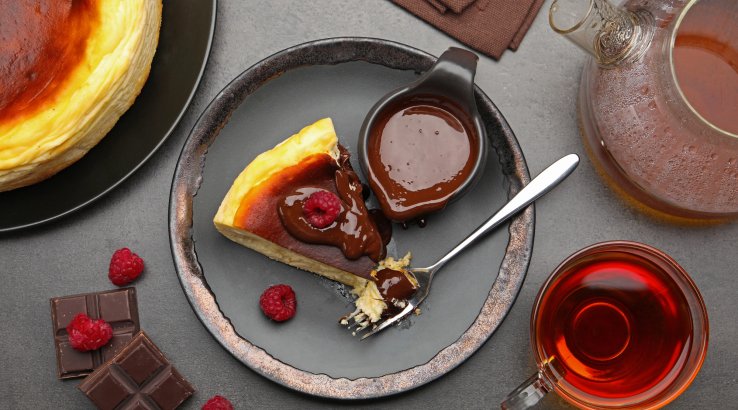 Чизкейк з фетою та апельсинами