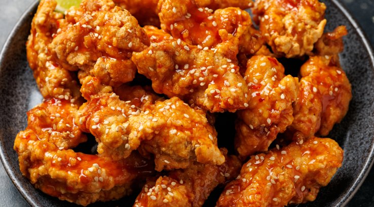 Нагетси в апельсиновому соусі