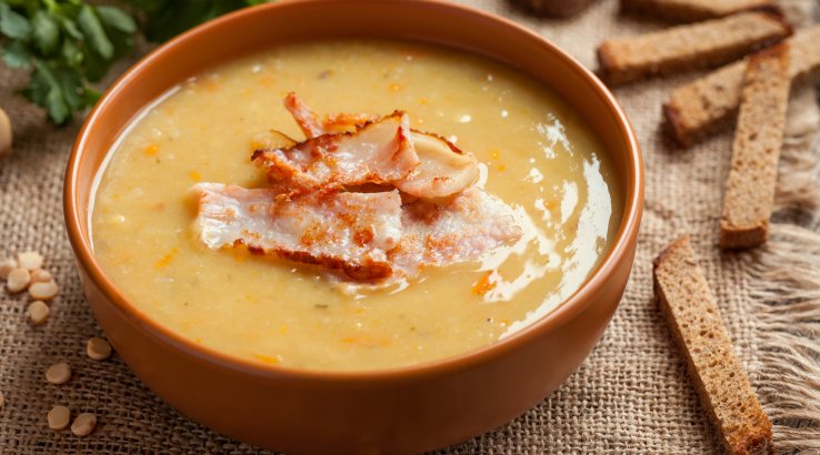 Суп із сушеного гороху рецепт