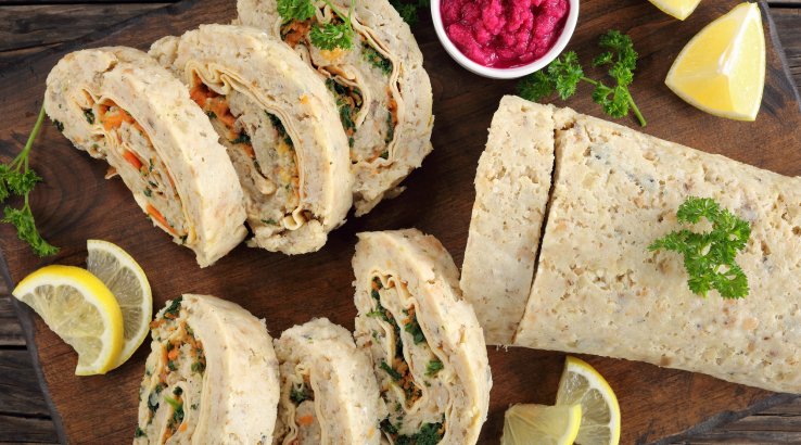 Рибний рулет-суфле з начинкою