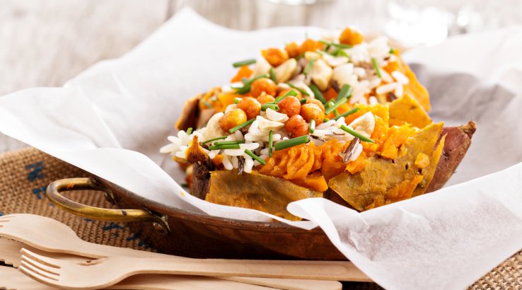 батат з рисом