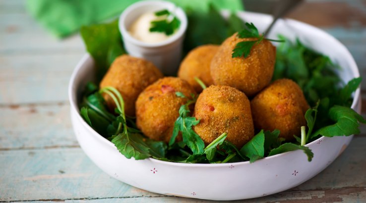 Кульки з гарбуза в паніровці