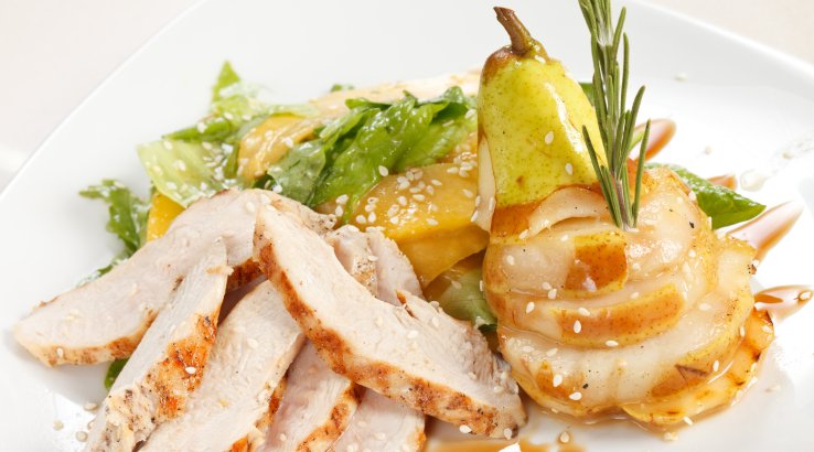 Курка з імбиром та грушею