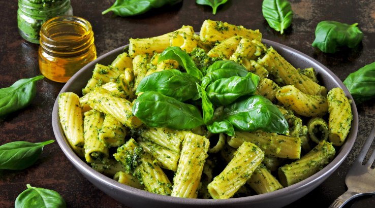 Зелена паста з рикотою