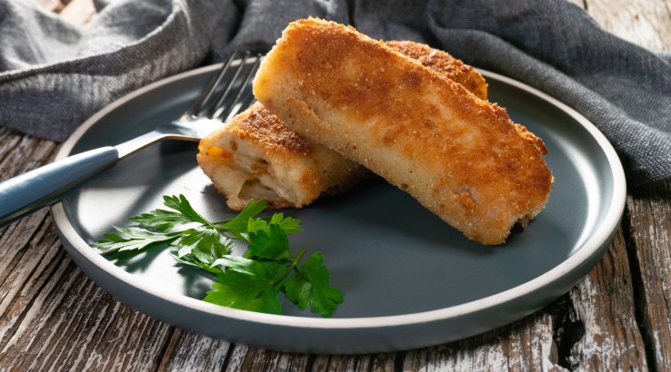 Гречані млинці з грибами та яйцями