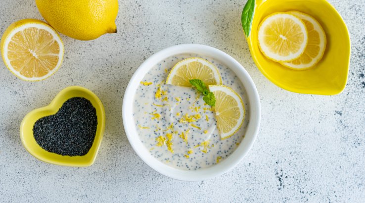 Нічна вівсянка з маком та лимоном