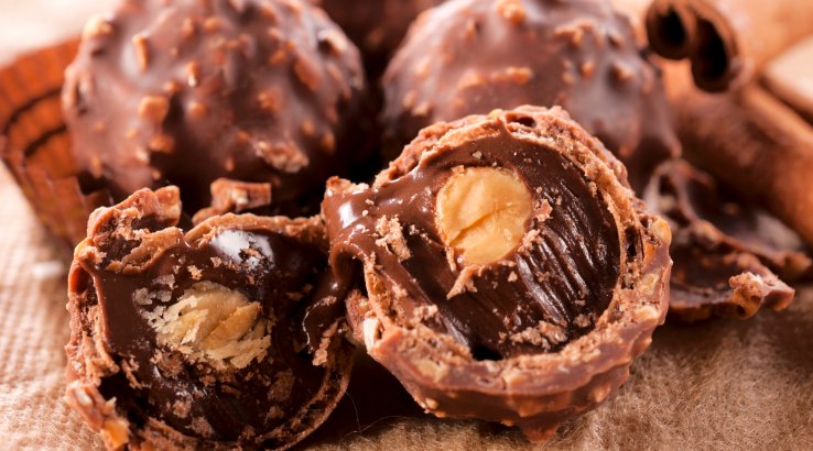 Шоколадне праліне з начинкою
