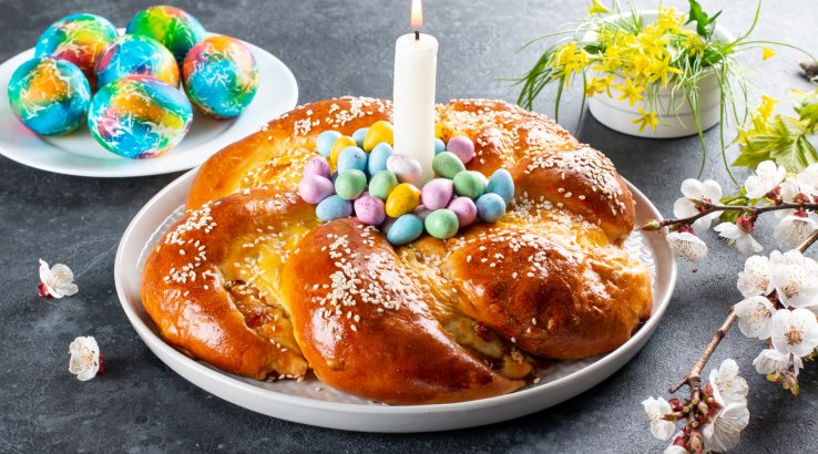 Італіський великодній хліб