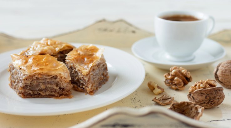 Пахлава на тісті філо